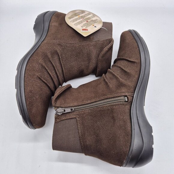 Romika Women's Size 37 EU US 6 Top Dry Tex Waterpoof Ankle Booties  Brown (11) - Picture 6 of 9